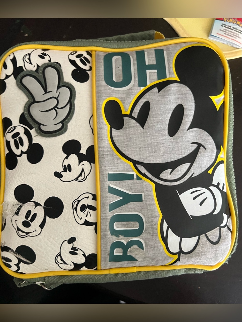 Disney store Mickey Mouse Oh Boy square lunch bag
